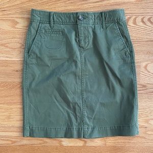 Old Navy NWOT Army Green Cotton Skirt (0)